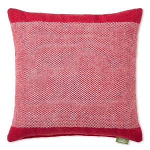 TOWN & COUNTRY TERRA Alara Solid Border Handcrafted Indoor Outdoor Decorative Pillow - 1 of 4