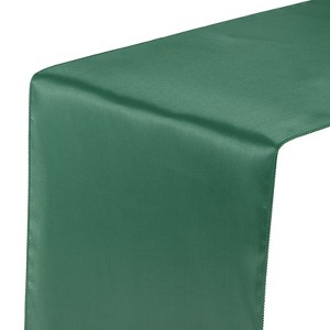 Unique Bargains Wedding Banquet Satin Smooth Soft Shiny Table Runner 12 x 108 Inch 10 Pcs - 1 of 4