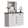 9 Drawer Dresser for Bedroom, 55" Wood Rustic Chest of Drawers, TV Stand Dresser Storage Cabinet, Storage Organizer for Living Room - 3 of 4