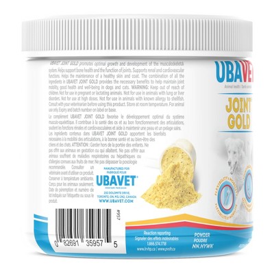 UBAVET Joint Gold Joint Care Powder for Dogs & Cats – 8.8 oz (250g)