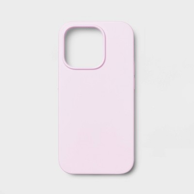 Apple Iphone 15 Pro Max Silicone Case With Magsafe - Light Pink : Target