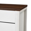 NicBex Shoe Rack Bench Shoe Storage Organizer Slim Shoe Cabinet Narrow Wall Hidden Shoe Cabinet for Entryway - 3 of 4