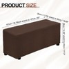 Unique Bargains Living Room Twill Stretch Protective Rectangle Silpcover - 2 of 4
