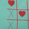 16"x16" Valentine's Day You've Won My Heart Square Throw Pillow Spring Green - e by design - 2 of 4