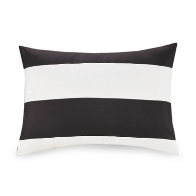 Full Black and White Reversible Microfiber Comforter Set