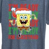 Women's - SpongeBob SquarePants - I'm Ready For Christmas Short Sleeve Graphic T-Shirt - 2 of 4