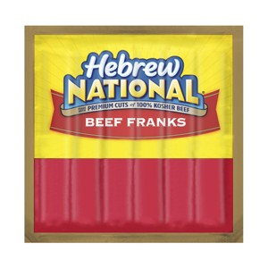 Hebrew National Beef Franks - 10.3oz/6ct - 1 of 4