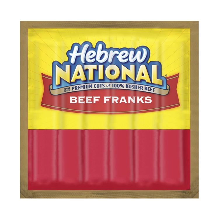Hebrew National Beef Franks - 10.3oz/6ct, 1 of 12