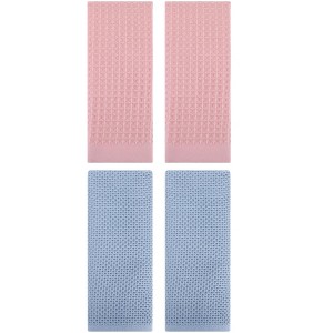 REGALWOVEN 4 Pcs Cotton Soft Absorbent Comfortable Waffle Design Hand Towel - 1 of 4