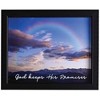 Dicksons FRMWDBL-108-101 Keeps His Promises Glossy Black 11 x 9 Wood Shadow Box Style Tabletop Or Wall Framed Art - 3 of 3