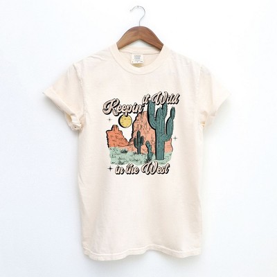 Simply Sage Market Women's Keepin It Wild Colorful Short Sleeve Garment Dyed Tee