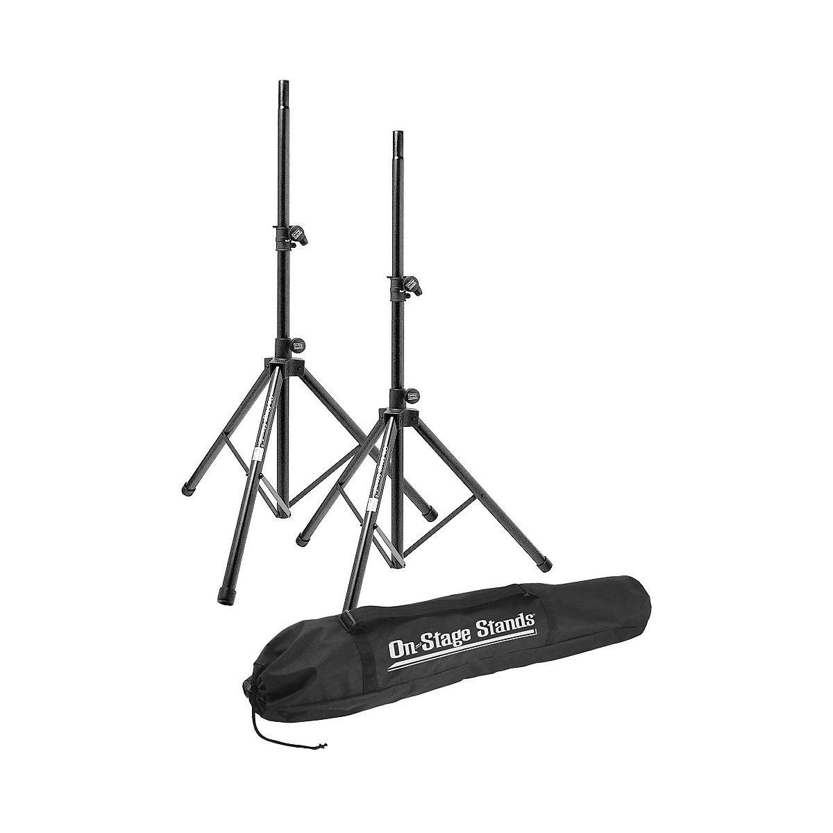 On-Stage All-Aluminum Speaker Stand Pack