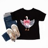 Valentine Goose Coquette - Toddler Short Sleeve Graphic T-Shirt - 3 of 4