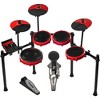 Alesis Nitro Max 8-Piece Electronic Drum Set With Bluetooth, BFD Sounds & DA2108 Drum Amp Red - 2 of 4
