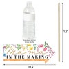 Big Dot of Happiness Funny Wildflowers Baby - Boho Floral Baby Shower Photo Booth Props Kit - 10 Piece - 3 of 4