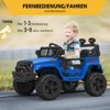 12V Kids Ride On Truck, Electric Play Car Ride-On Toy with Parent Remote Control, 3 Speeds, 4 Tires Suspension, LED Lights - 2 of 4