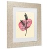 Trademark Fine Art - jay stanley  Minimal Flower Expression 2 Matted Framed Art - image 3 of 4