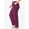 Woman Within Plus Size Tall 7-Day Knit Ribbed Straight Leg Pant - 4 of 4