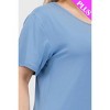 Slickblue Women's Plus Size Short Sleeve Tee, Soft Stretch Fit, Classic Round Neck, 10 Color Options, Size 1XL-3XL - 3 of 4