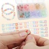 Unique Bargains 7mm Square Glass Beads for Bracelets for Making Bracelet Making DIY Crafts Assorted Color 250 Pcs - 4 of 4