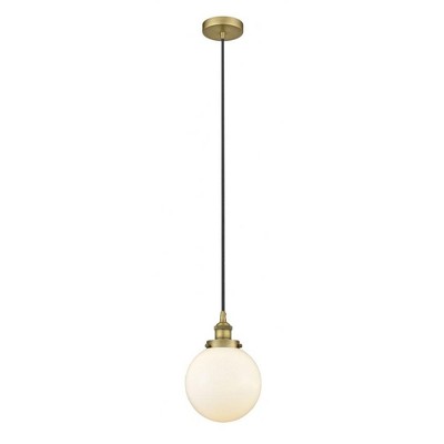 Beacon - 1 Light Mini Pendant In Industrial Style-11.5 Inches Tall and 8 Inches Wide