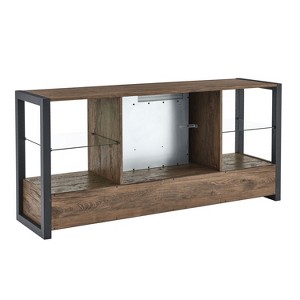 NicBex TV Stands for 60 inch TV, Entertainment Center with Electric Fireplace,TV Console for Bedroom, Living Room, Home,Brown - 1 of 4