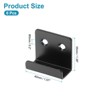 Unique Bargains Stainless Steel Mirrors Picture Display Wall Mounting Support Brackets 1.38" x 1.57" 6 Pcs - 2 of 4