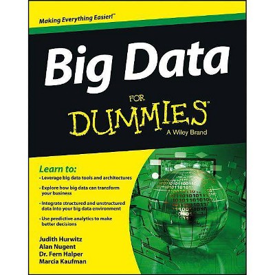  Big Data for Dummies - (For Dummies) by  Alan Nugent & Fern Halper & Judith S Hurwitz & Marcia Kaufman (Paperback) 