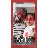 PosterPalooza | Panoramic Shabby Chic Red Picture Frame - UV Acrylic, Foam Board Backing, Hanging Hardware - 2 of 4