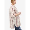 ellos Women's Plus Size Breezy Cotton Henley Tunic - 3 of 4