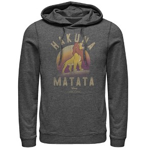 Men's Lion King Simba Hakuna Matata Pull Over Hoodie - 1 of 4