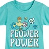 Girls' - Peanuts - Flower Power Fitted Short Sleeve Graphic T-Shirt - 2 of 4