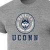 NCAA UConn Huskies Men's Gray Tri-Blend T-Shirt - 3 of 3