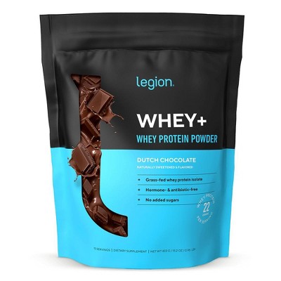 Whey+ Natural Whey Protein Powder - Dutch Chocolate - 15 Servings