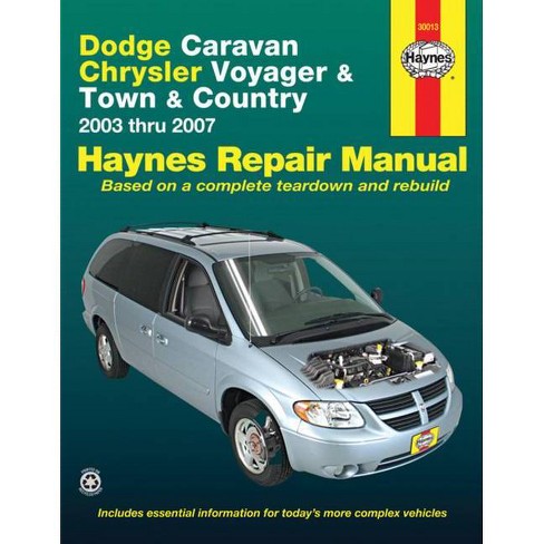 Dodge Caravan Chrysler Voyager Town Country Haynes