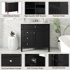Modern 36 Inch Bathroom Vanity with Sink Top, Soft-Close Drawers and Tip-Out Tray, Freestanding Storage Cabinet for Bathroom-Maison Boucle - 4 of 4