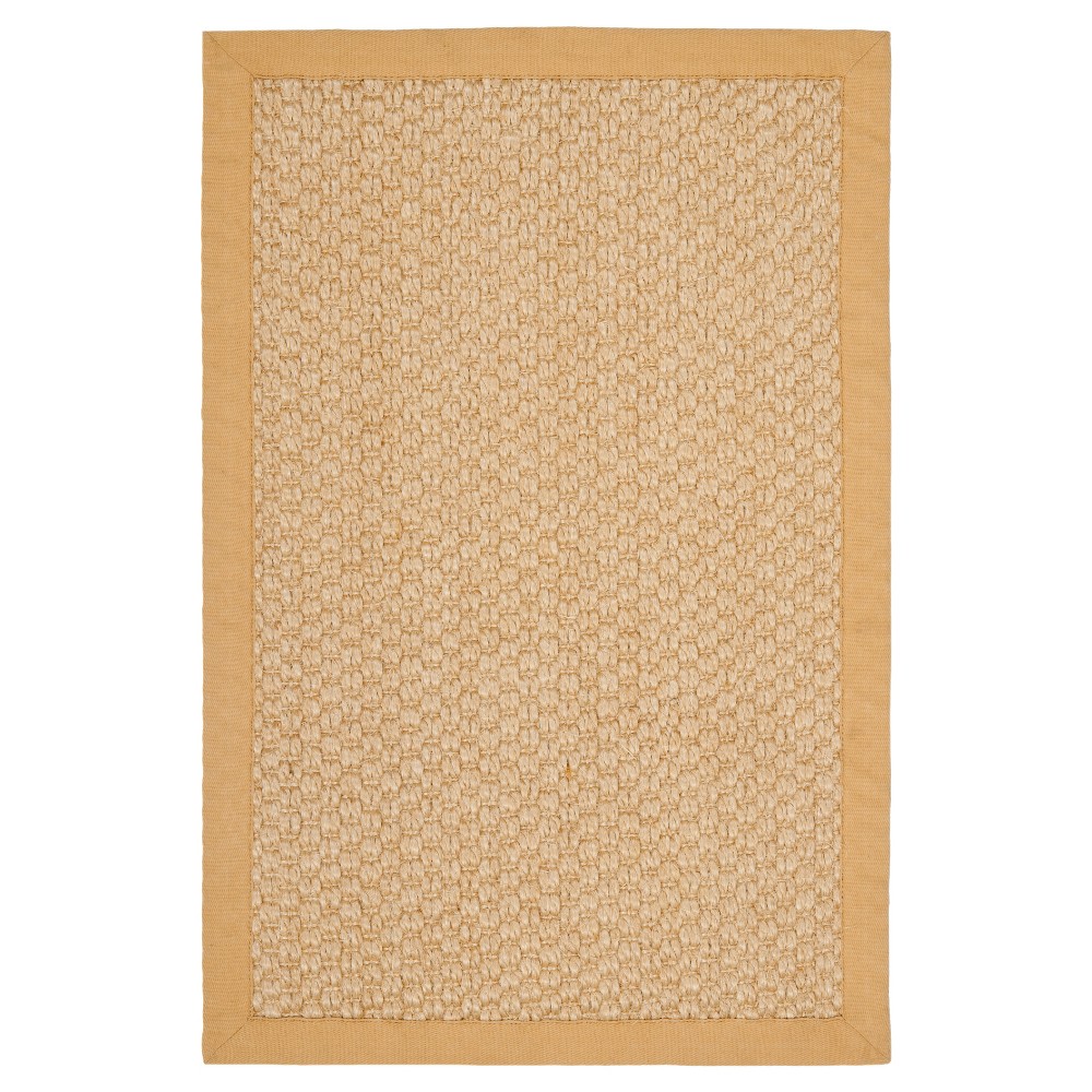 2'x3' Carson Natural Fiber Accent Rug Wheat - Safavieh