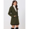 INSPIRE CHIC Women's Notched Lapel Single Breasted Outwear Fall coat - 3 of 4