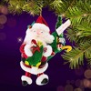 De Carlini Italian Ornaments 7.5 Inch Sack O' Cheer Christmas Tree Ornament , Christmas Decor Santa Stocking Mgd (1PC) - 2 of 4