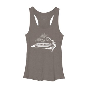 Women's Design By Humans The Sound of Zen By EranFowler Racerback Tank Top - 1 of 3