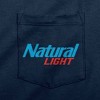 Adult Natural Natty Light Stained Glass Rowdy Gentleman Blue T-Shirt - 3 of 4