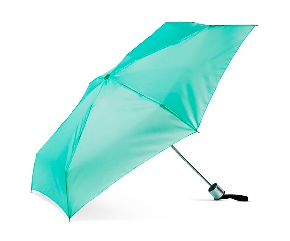 ShedRain Manual Compact Umbrella  - Mint Green