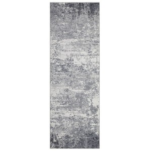 Washable Modern Abstract Rug Non Slip Low Pile Rug Soft Throw Floor Cover Foldable Indoor Carpet for Living Room Bedroom Playroom Nursery - 1 of 4