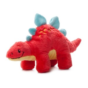The Petting Zoo Baby Stegosaurus Plush – 11" Red Dinosaur Toy, Made with Recycled Materials, Ages 3+ - 1 of 1