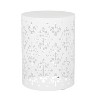 2pc Modern Metal and Round End Table Outside-Christopher Knight Home - 3 of 4