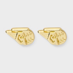 Bijoux Sport by Luv Aj MLB Gold Logo Stud Earrings - 1 of 3