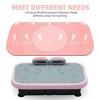 TopComfy Vibration Plate with Handle Whole Body Exercise Fitness for Fat Burning Weight Loss Men Women Home Gym Workouts, Pink, 24.5"*16"*8" - 2 of 4