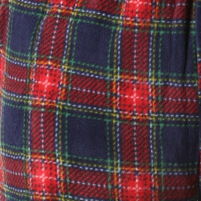 navy & red plaid