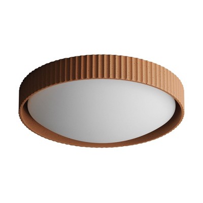 ET2 Lighting Souffle 1 - Light Flush Mount in  Terracotta