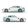 TruAIR Honeycomb Pattern Door Decals (Sky Blue) - 3 of 4